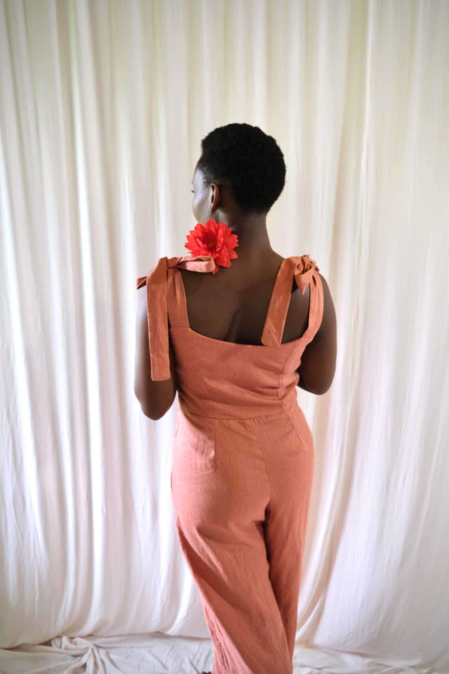 AKARI JUMPSUIT | PEACH