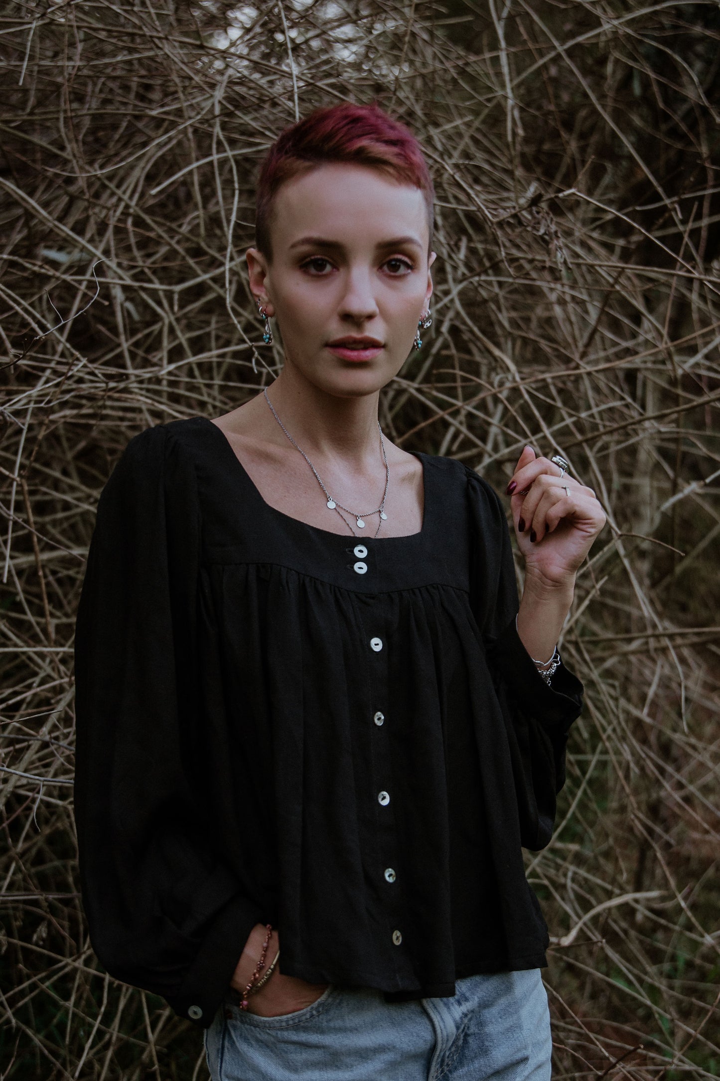 YARA BLOUSE | BLACK